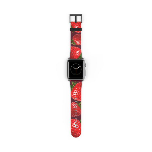 strawberry-frenzy-vibrant-red-exclusive-apple-watch-band-Dreamy Phoenix