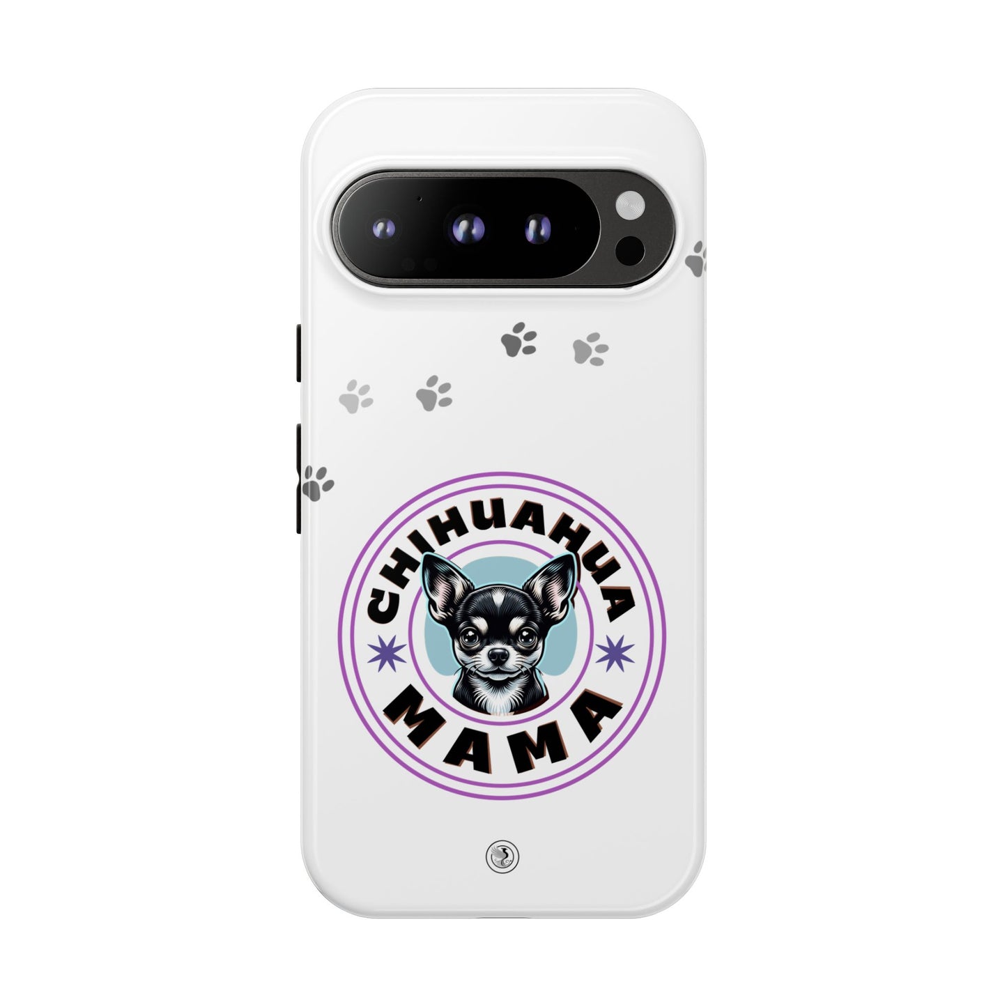 Chihuahua Mama - (Black) Tough Dual Layer Phone Case
