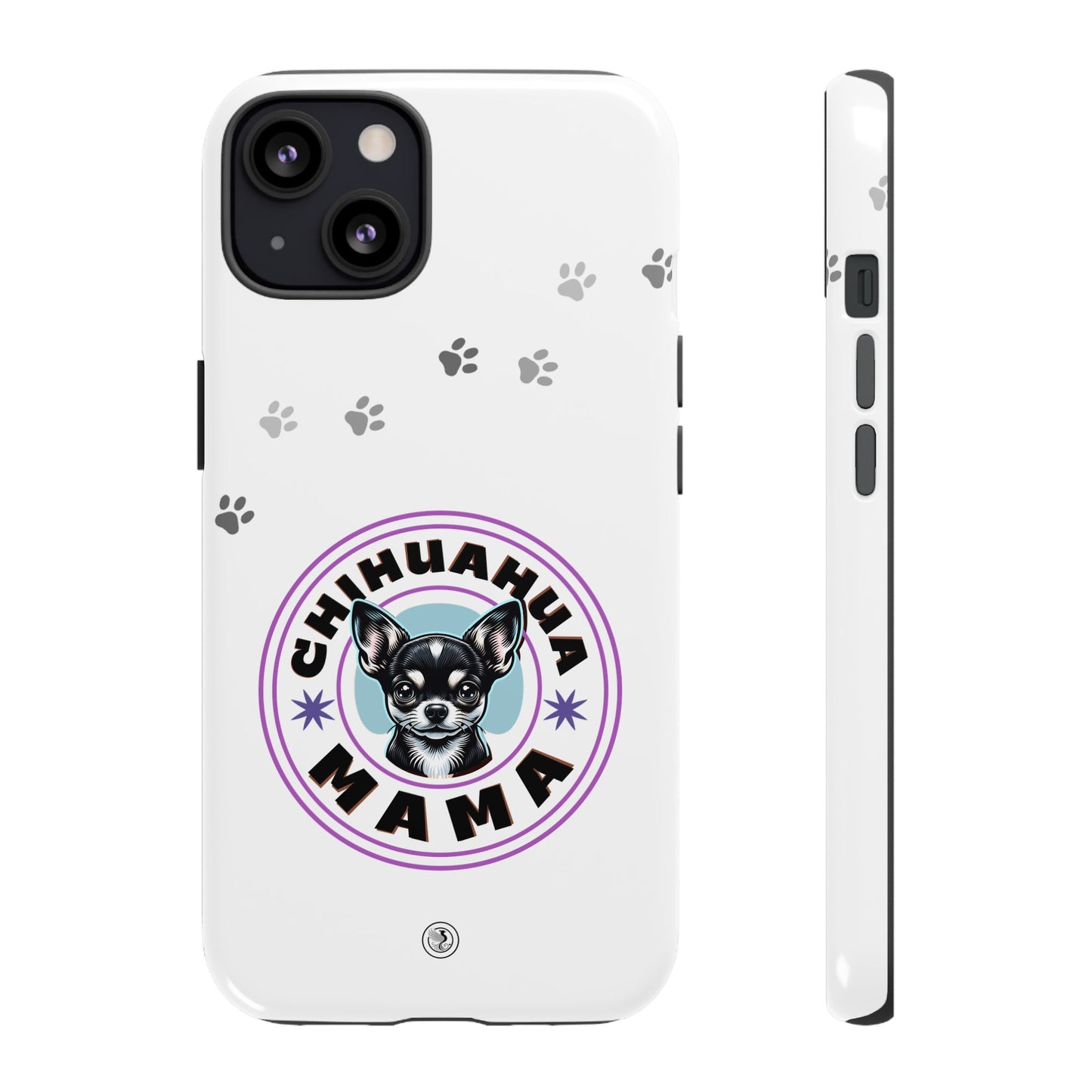 Chihuahua Mama - (Black) Tough Dual Layer Phone Case
