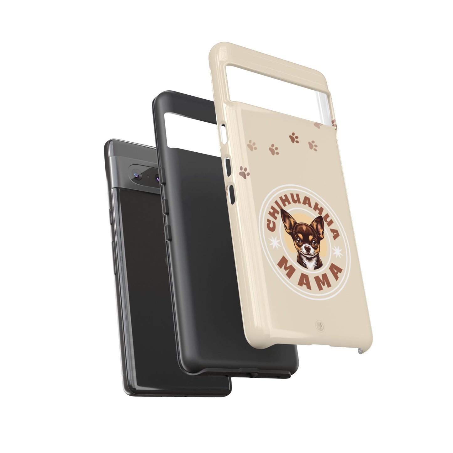 Chihuahua Mama - (Brown) Tough Dual Layer Phone Case