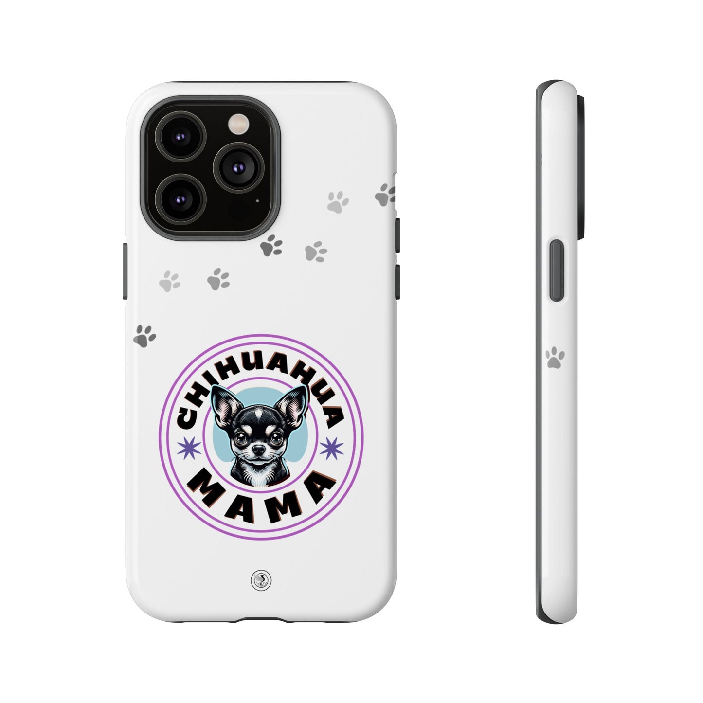 Chihuahua Mama - (Black) Tough Dual Layer Phone Case