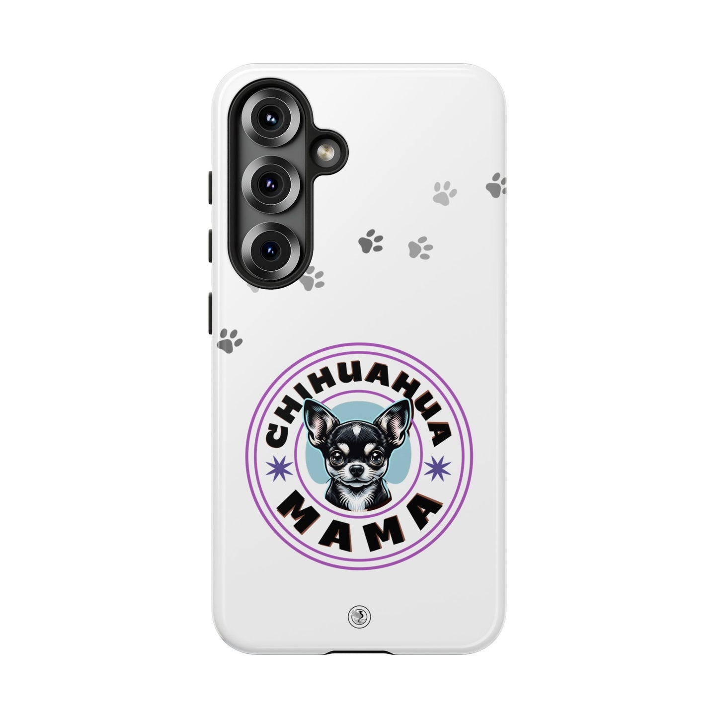 Chihuahua Mama - (Black) Tough Dual Layer Phone Case
