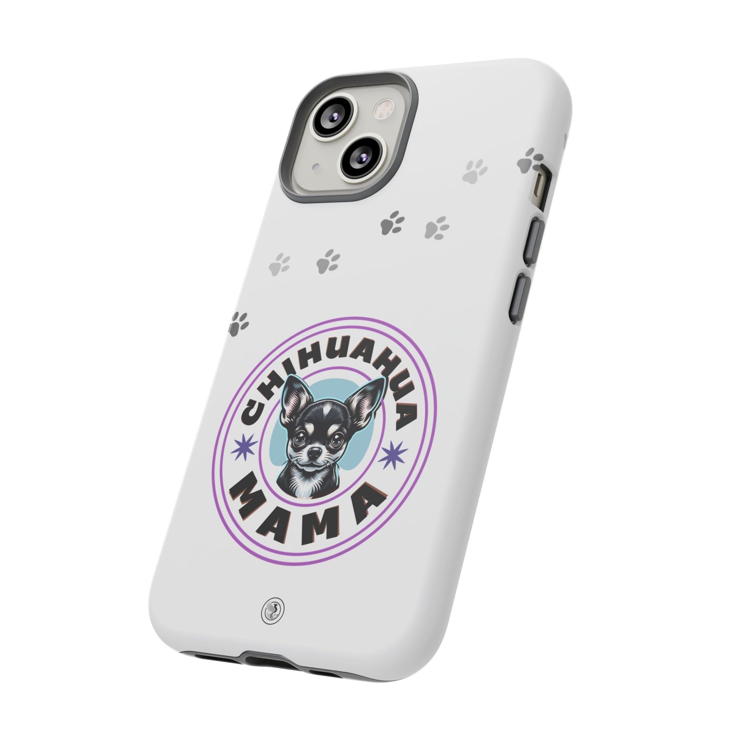 Chihuahua Mama - (Black) Tough Dual Layer Phone Case