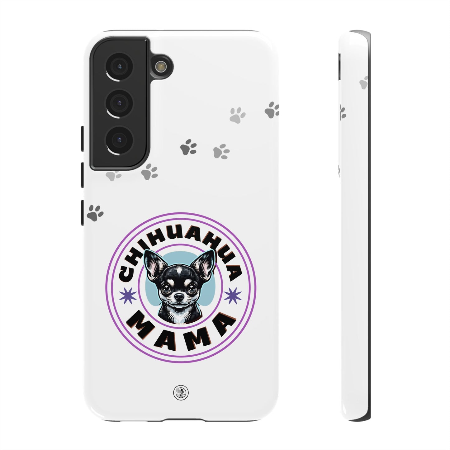Chihuahua Mama - (Black) Tough Dual Layer Phone Case