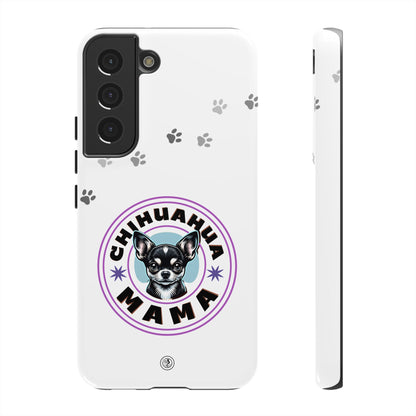 Chihuahua Mama - (Black) Tough Dual Layer Phone Case
