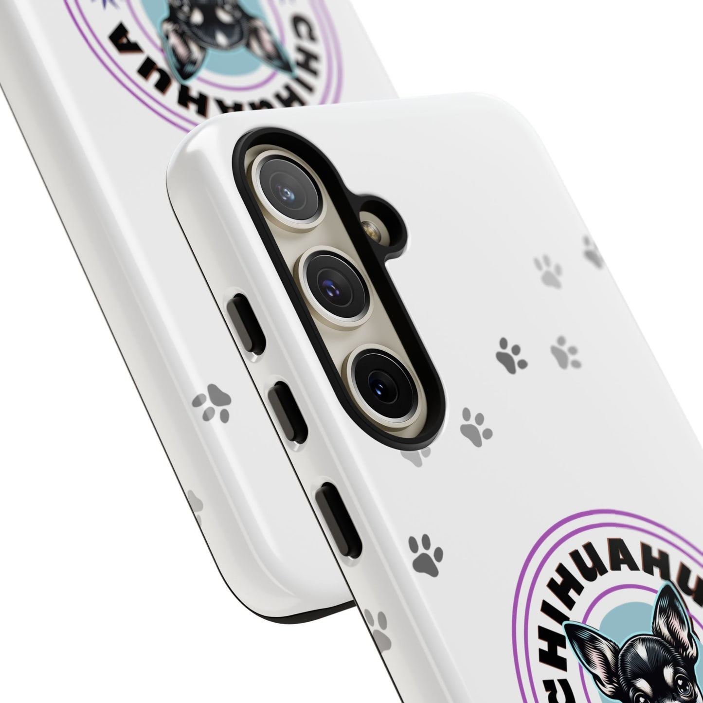 Chihuahua Mama - (Black) Tough Dual Layer Phone Case