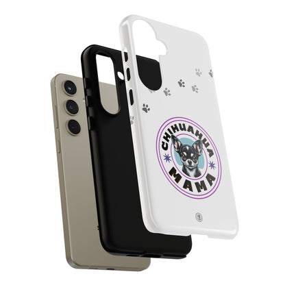 Chihuahua Mama - (Black) Tough Dual Layer Phone Case