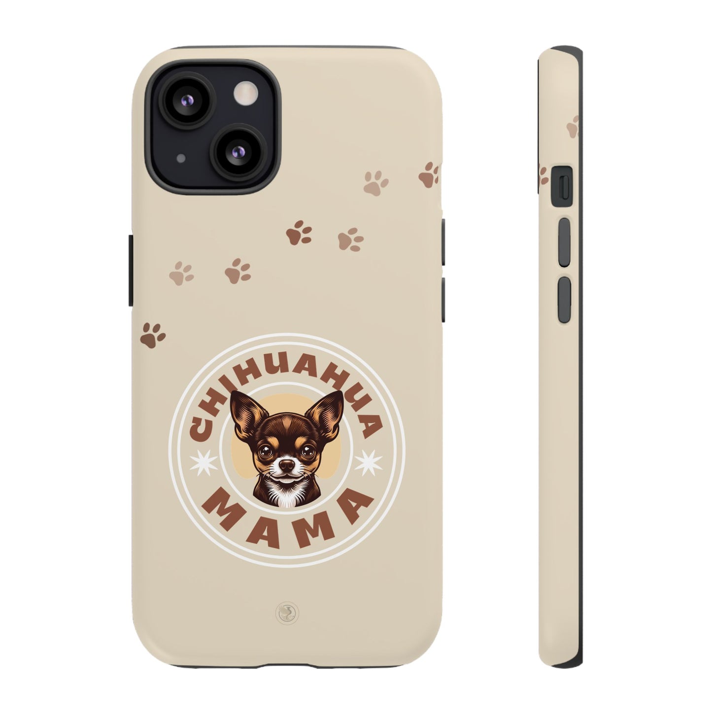 Chihuahua Mama - (Brown) Tough Dual Layer Phone Case