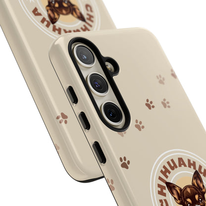 Chihuahua Mama - (Brown) Tough Dual Layer Phone Case