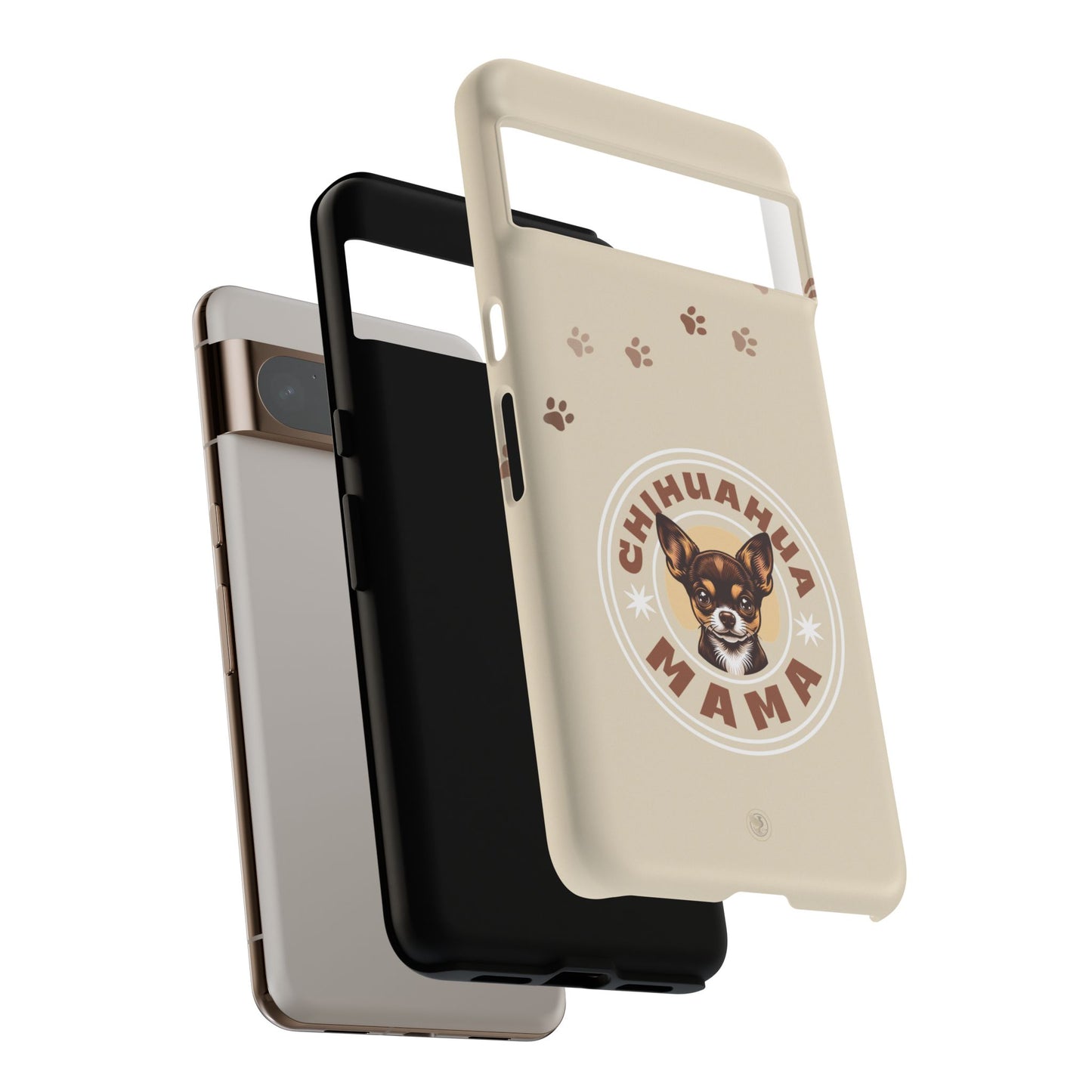 Chihuahua Mama - (Brown) Tough Dual Layer Phone Case