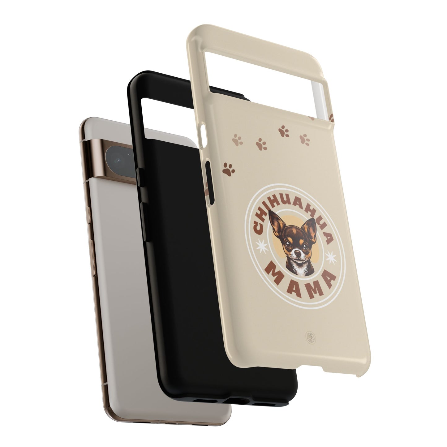 Chihuahua Mama - (Brown) Tough Dual Layer Phone Case