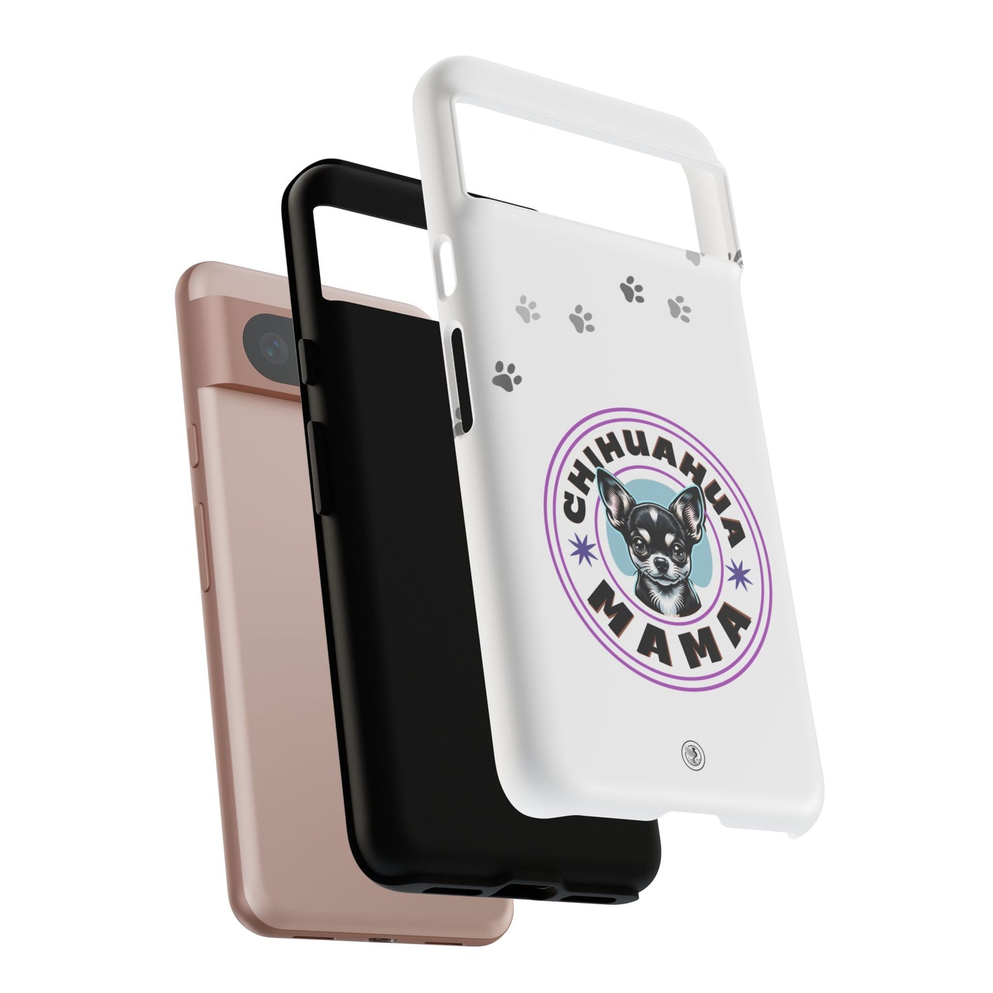 Chihuahua Mama - (Black) Tough Dual Layer Phone Case