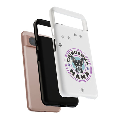 Chihuahua Mama - (Black) Tough Dual Layer Phone Case