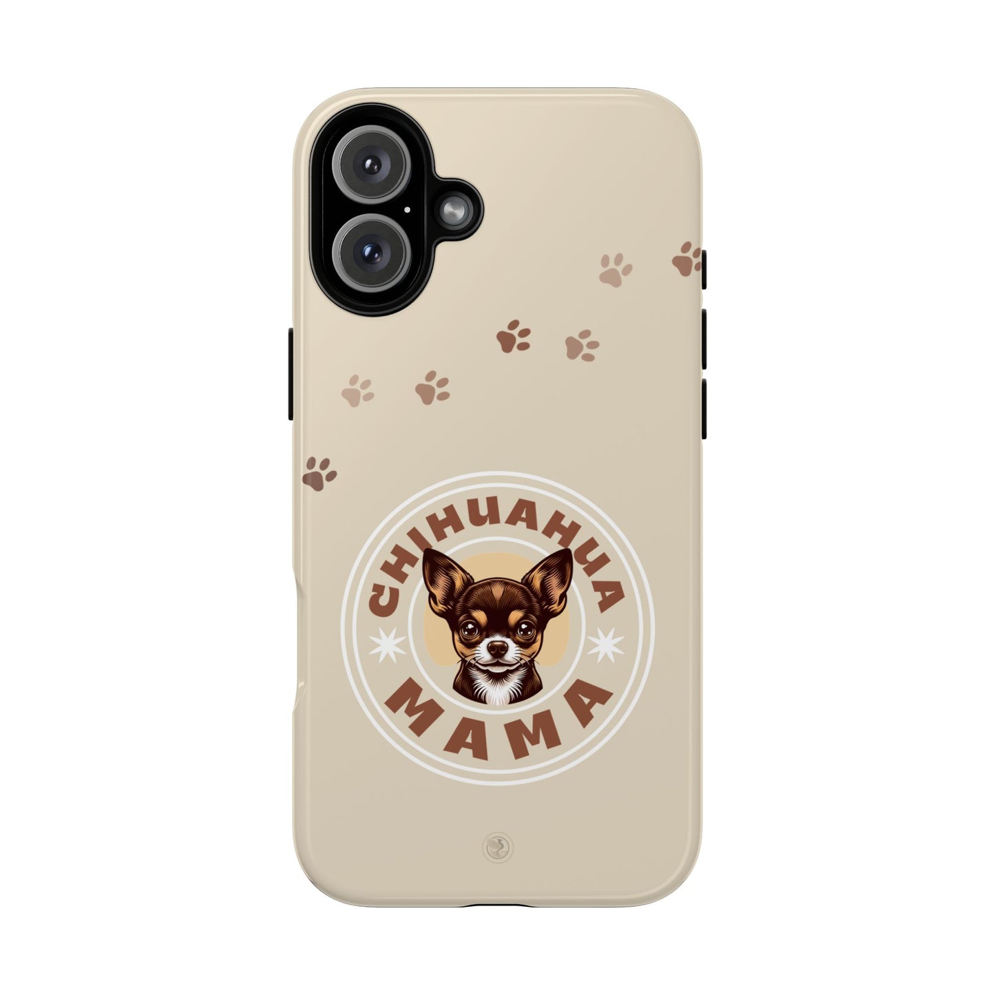 Chihuahua Mama - (Brown) Tough Dual Layer Phone Case