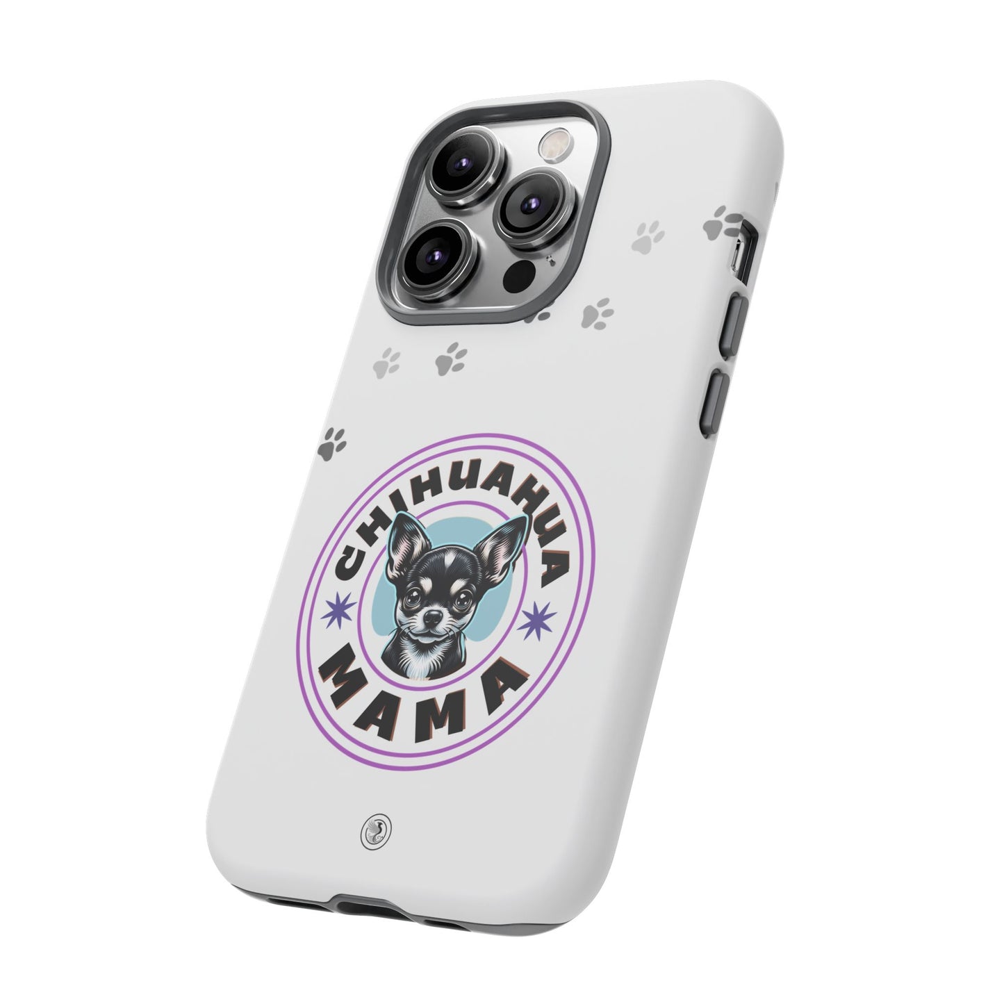 Chihuahua Mama - (Black) Tough Dual Layer Phone Case
