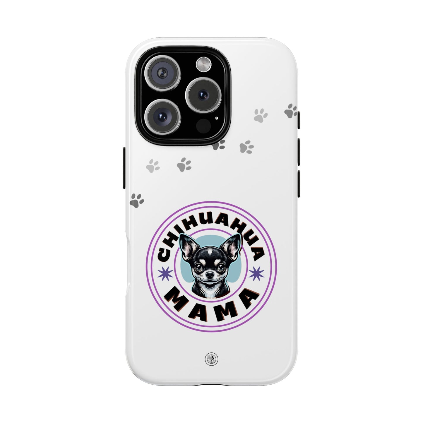 Chihuahua Mama - (Black) Tough Dual Layer Phone Case