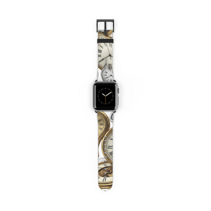 in-the-moment-melting-clocks-on-white-coloured-background-exclusive-apple-watch-band-Dreamy Phoenix