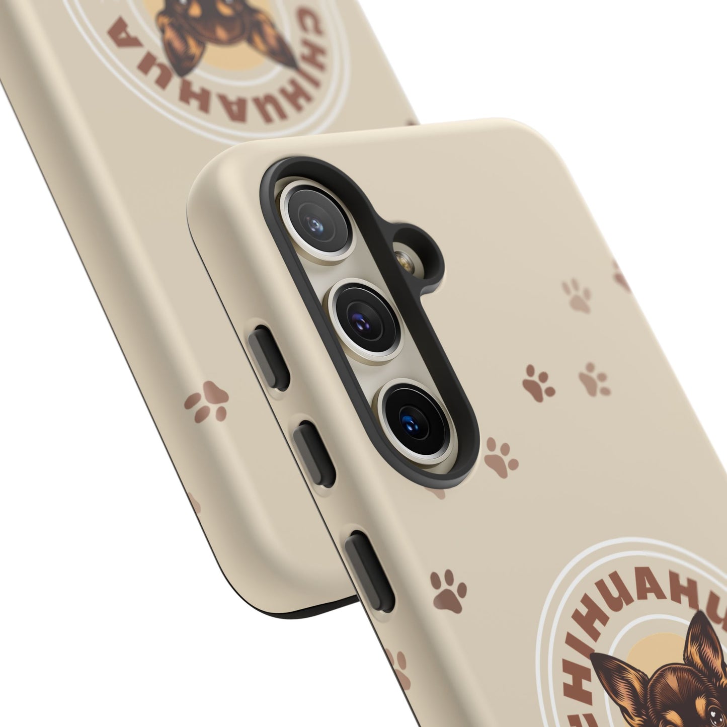 Chihuahua Mama - (Brown) Tough Dual Layer Phone Case
