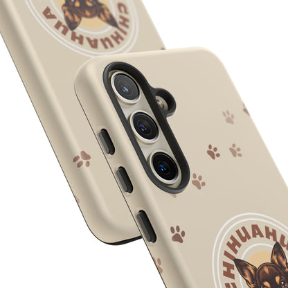 Chihuahua Mama - (Brown) Tough Dual Layer Phone Case