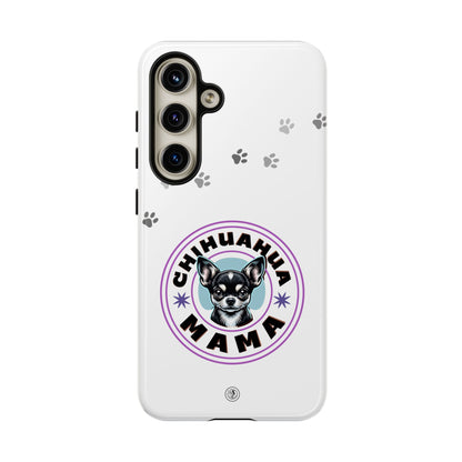 Chihuahua Mama - (Black) Tough Dual Layer Phone Case
