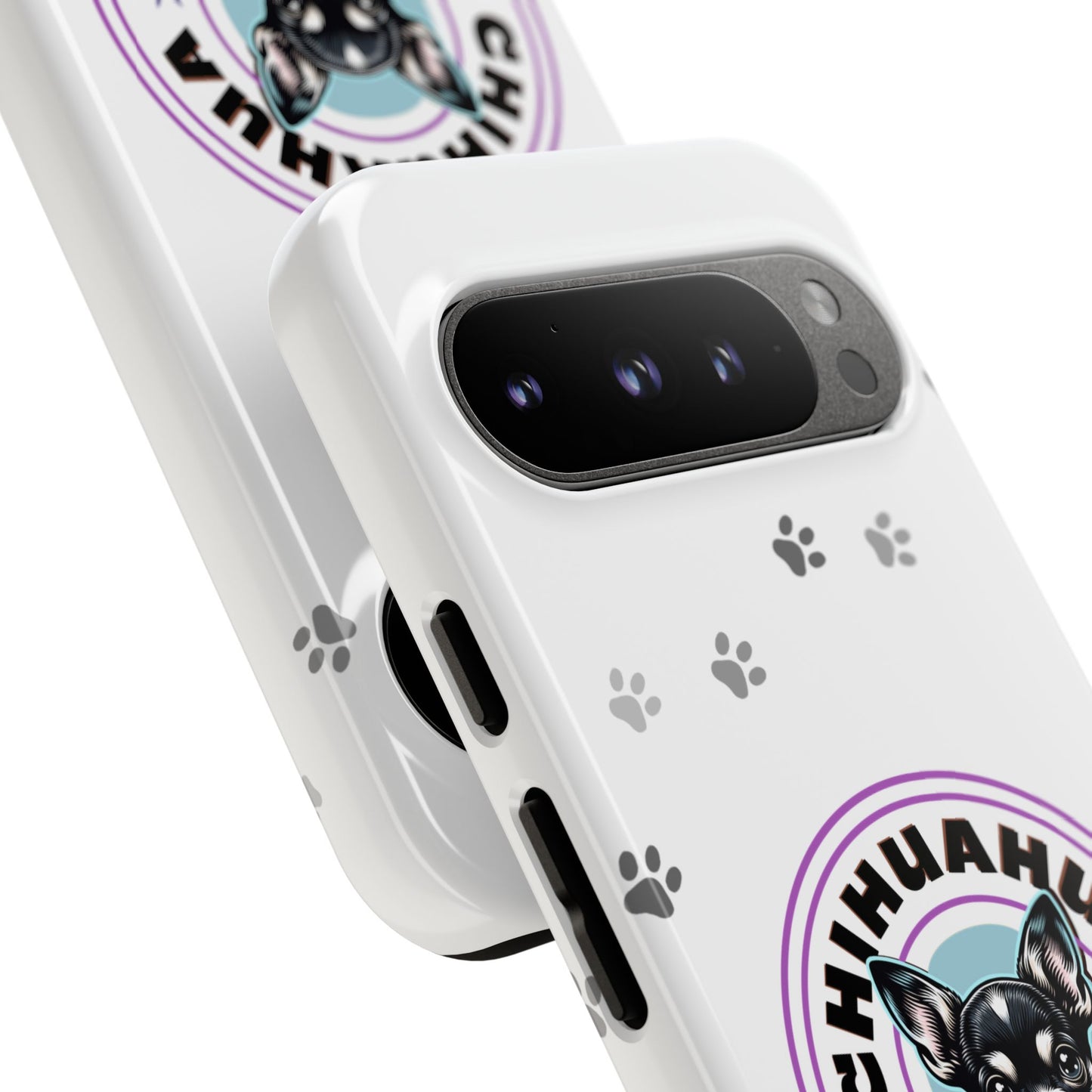 Chihuahua Mama - (Black) Tough Dual Layer Phone Case