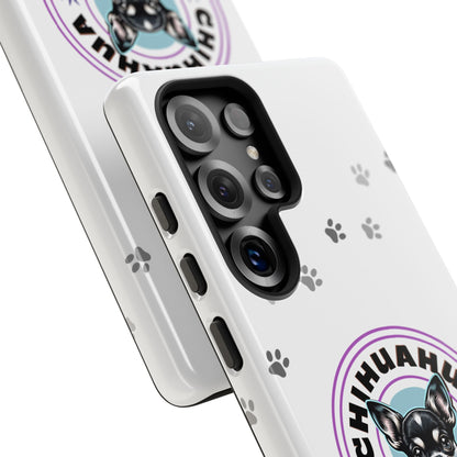 Chihuahua Mama - (Black) Tough Dual Layer Phone Case