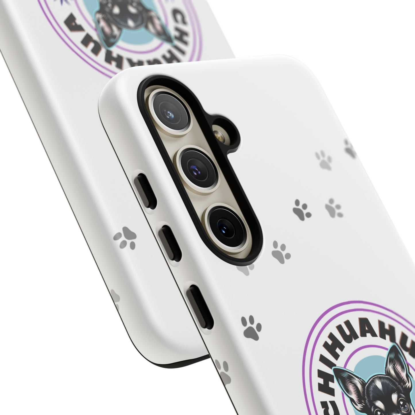 Chihuahua Mama - (Black) Tough Dual Layer Phone Case