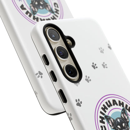 Chihuahua Mama - (Black) Tough Dual Layer Phone Case
