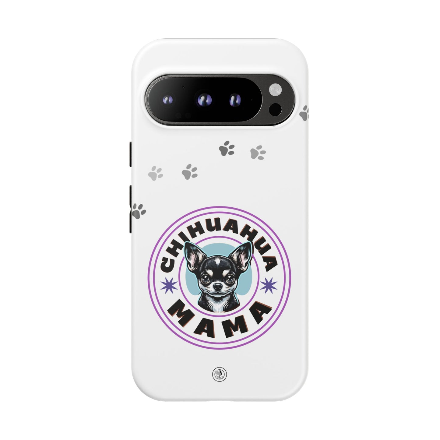 Chihuahua Mama - (Black) Tough Dual Layer Phone Case