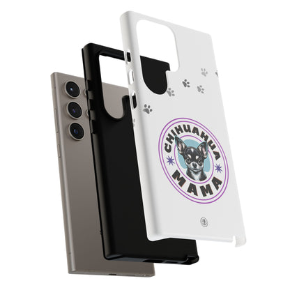 Chihuahua Mama - (Black) Tough Dual Layer Phone Case