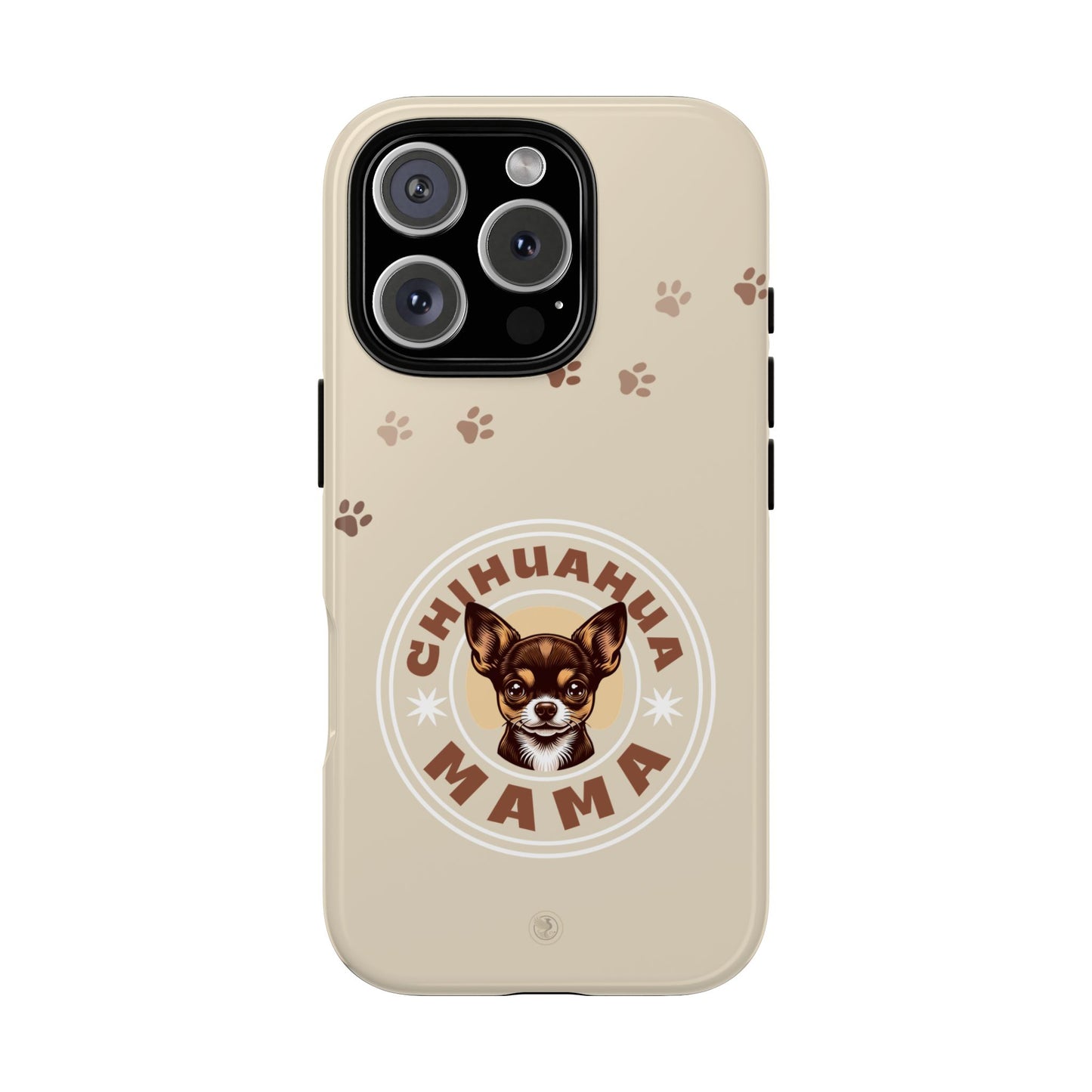 Chihuahua Mama - (Brown) Tough Dual Layer Phone Case