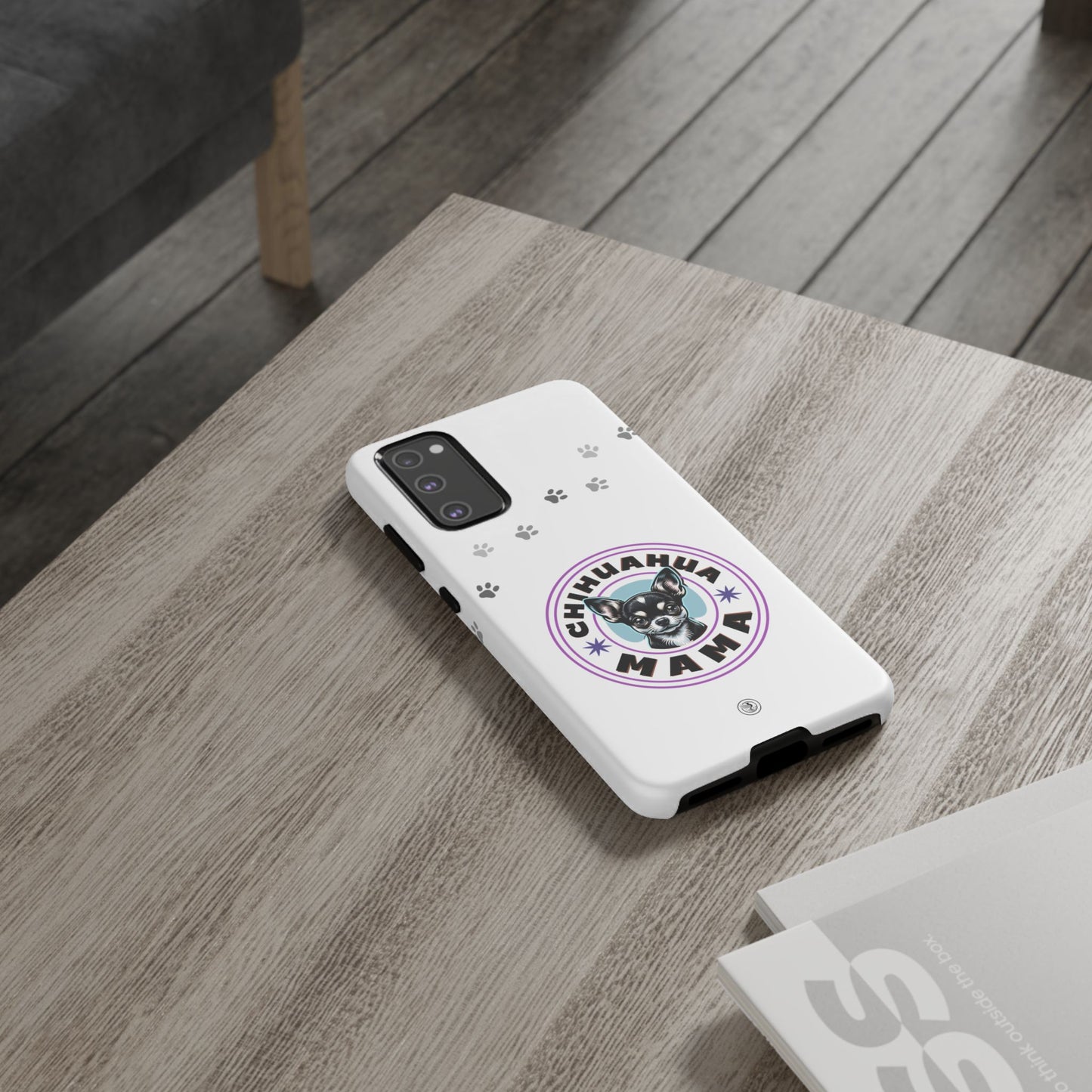 Chihuahua Mama - (Black) Tough Dual Layer Phone Case