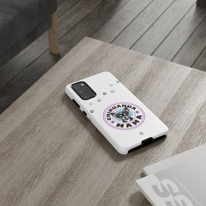 Chihuahua Mama - (Black) Tough Dual Layer Phone Case