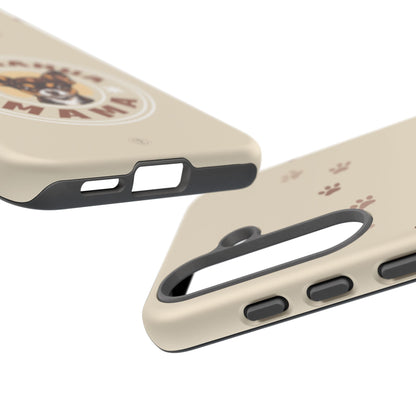 Chihuahua Mama - (Brown) Tough Dual Layer Phone Case