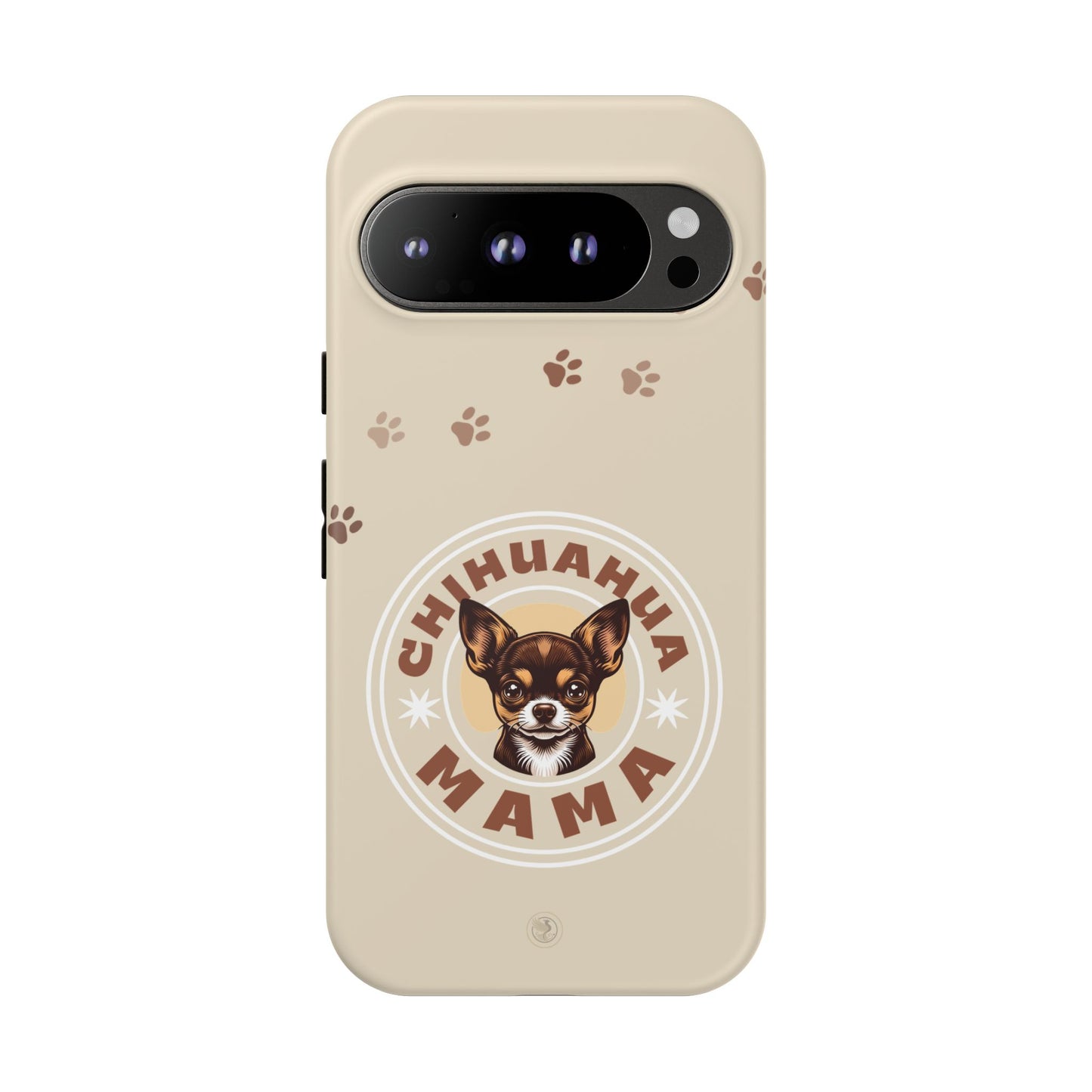 Chihuahua Mama - (Brown) Tough Dual Layer Phone Case