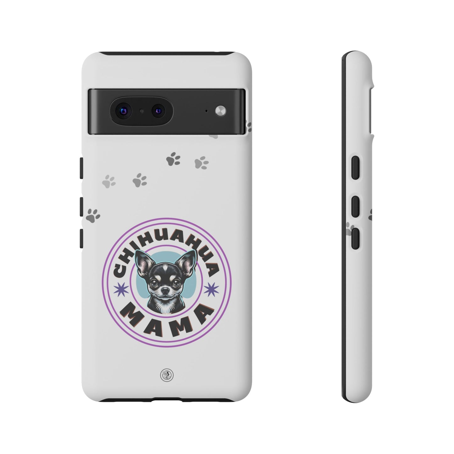 Chihuahua Mama - (Black) Tough Dual Layer Phone Case