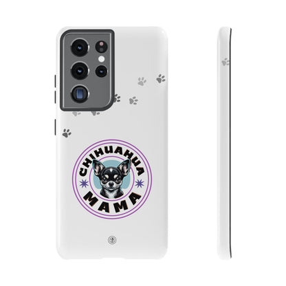 Chihuahua Mama - (Black) Tough Dual Layer Phone Case