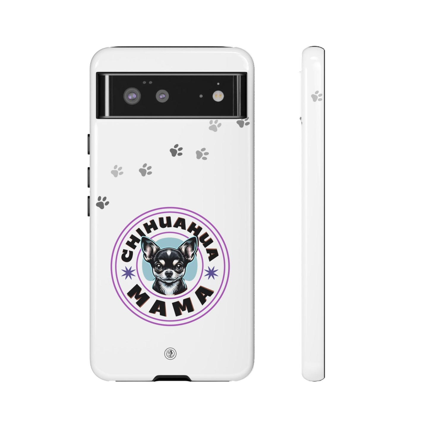 Chihuahua Mama - (Black) Tough Dual Layer Phone Case