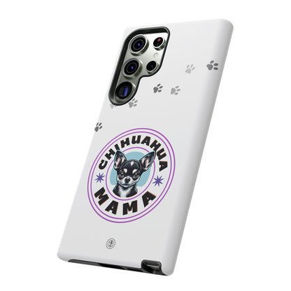Chihuahua Mama - (Black) Tough Dual Layer Phone Case