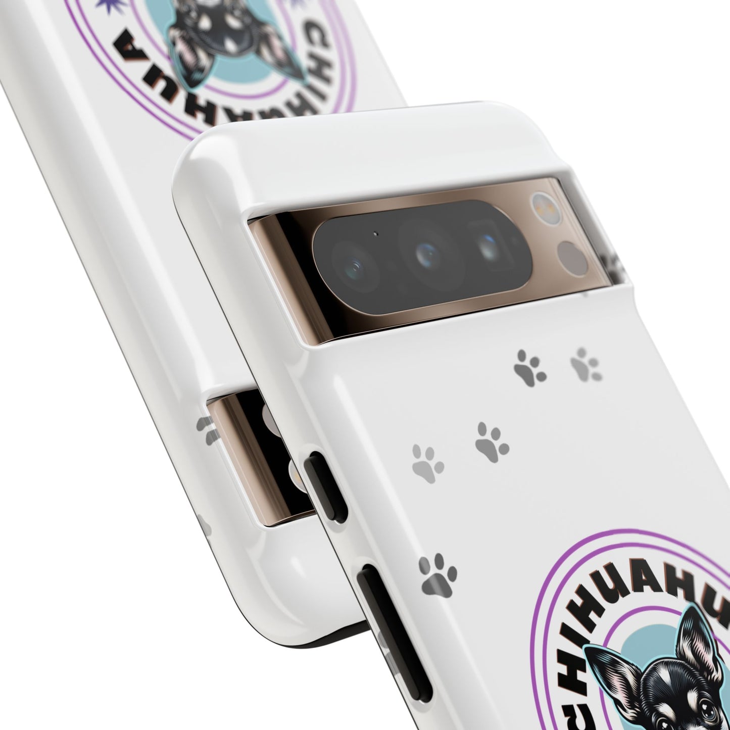 Chihuahua Mama - (Black) Tough Dual Layer Phone Case
