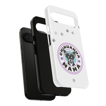 Chihuahua Mama - (Black) Tough Dual Layer Phone Case