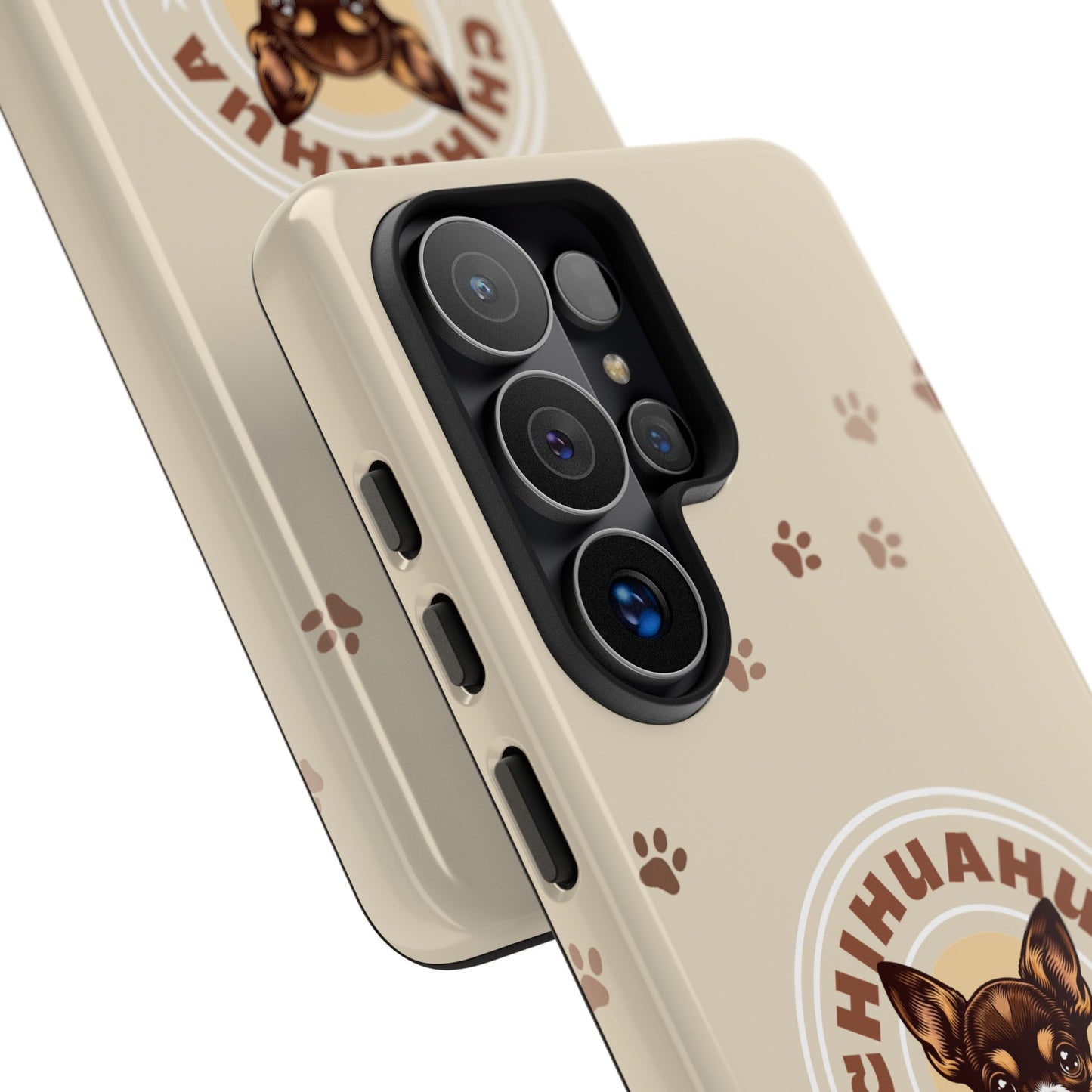 Chihuahua Mama - (Brown) Tough Dual Layer Phone Case