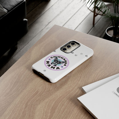 Chihuahua Mama - (Black) Tough Dual Layer Phone Case