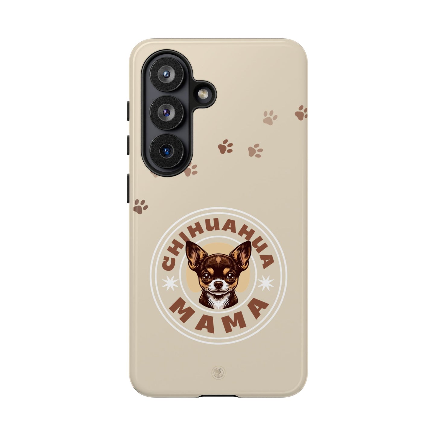 Chihuahua Mama - (Brown) Tough Dual Layer Phone Case