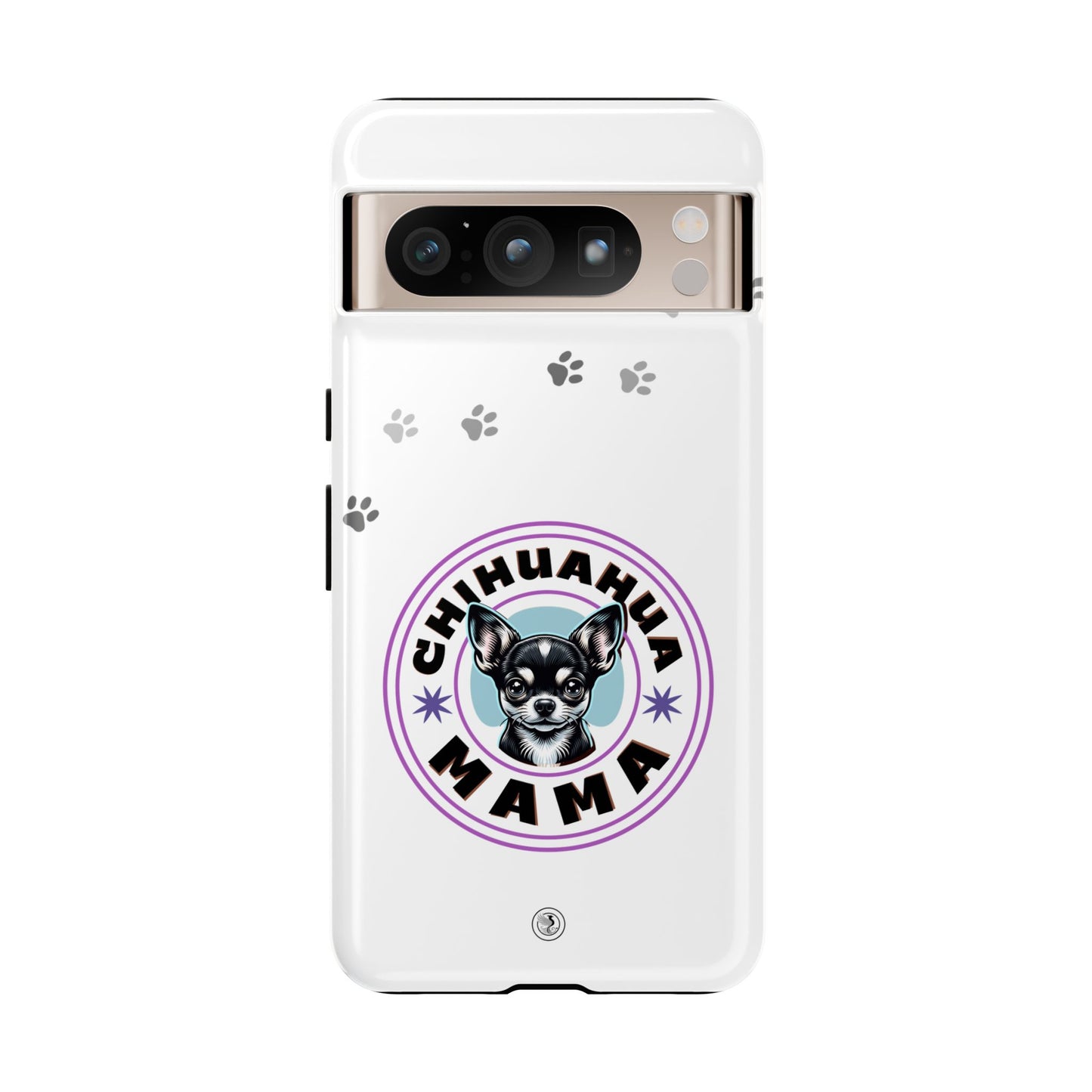 Chihuahua Mama - (Black) Tough Dual Layer Phone Case