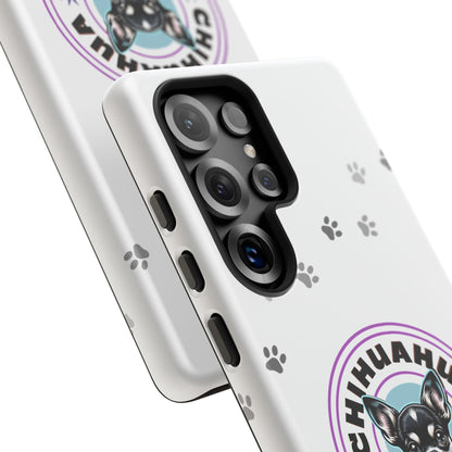 Chihuahua Mama - (Black) Tough Dual Layer Phone Case