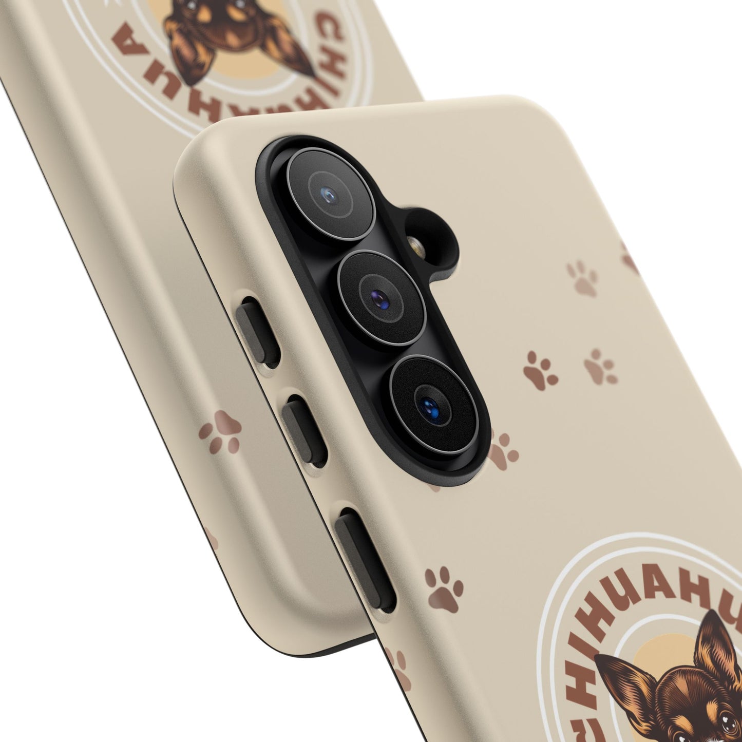 Chihuahua Mama - (Brown) Tough Dual Layer Phone Case