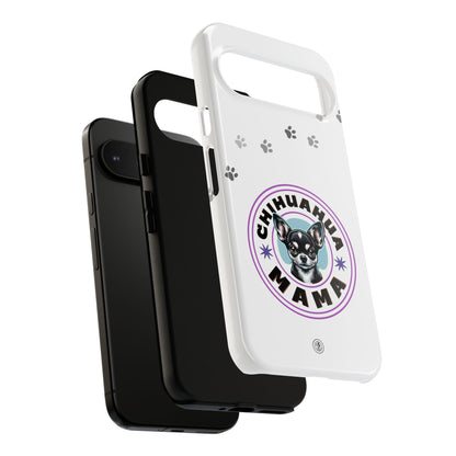 Chihuahua Mama - (Black) Tough Dual Layer Phone Case