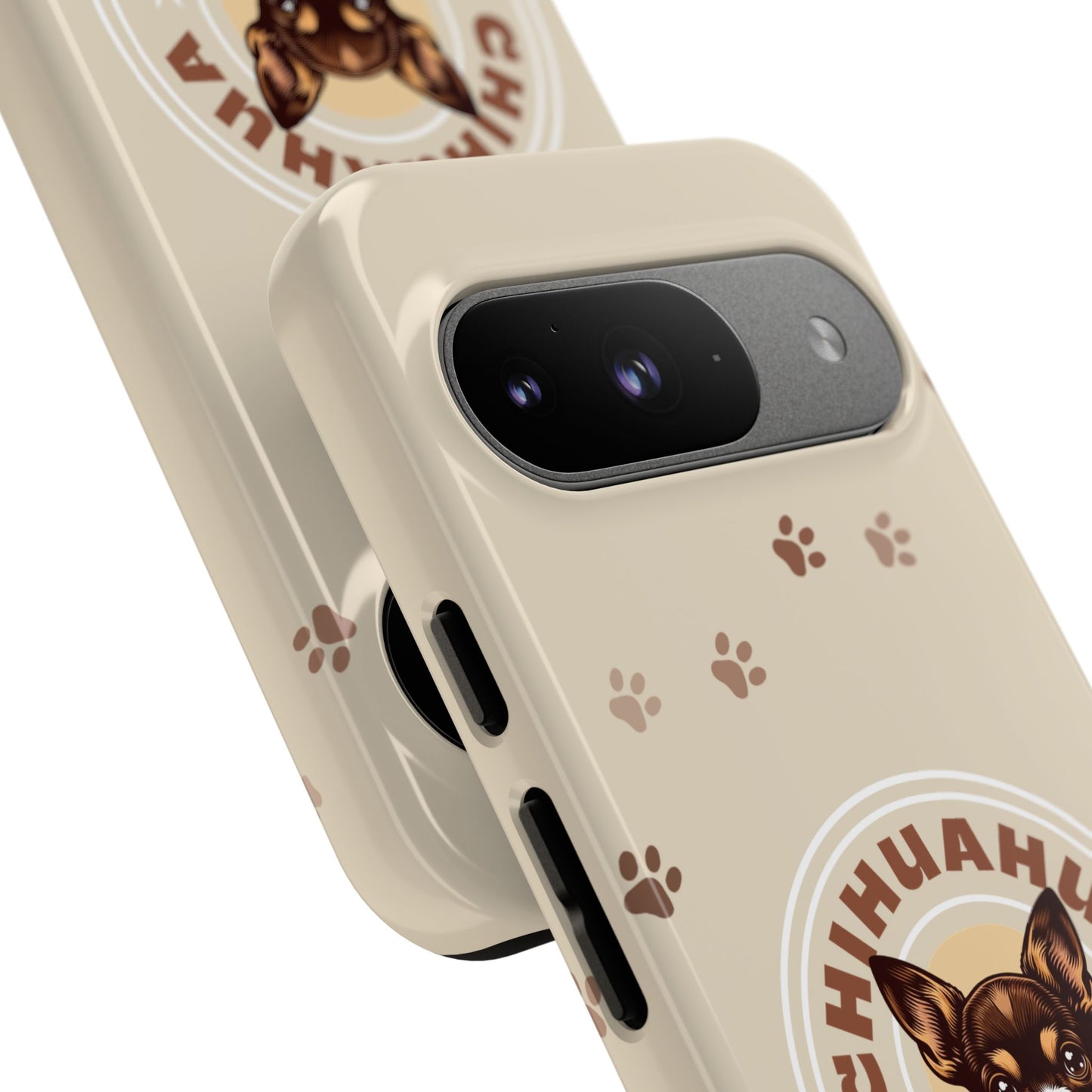 Chihuahua Mama - (Brown) Tough Dual Layer Phone Case