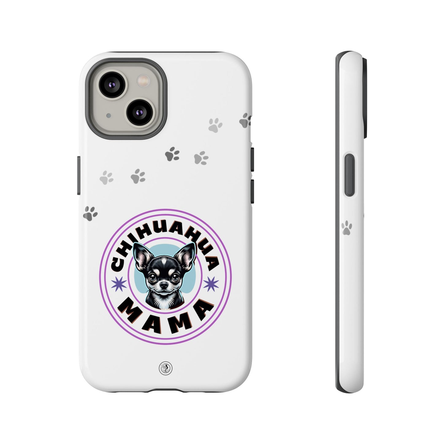 Chihuahua Mama - (Black) Tough Dual Layer Phone Case